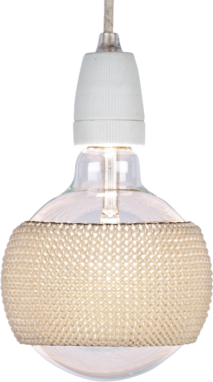 LampSleeve Latte Brown – aan