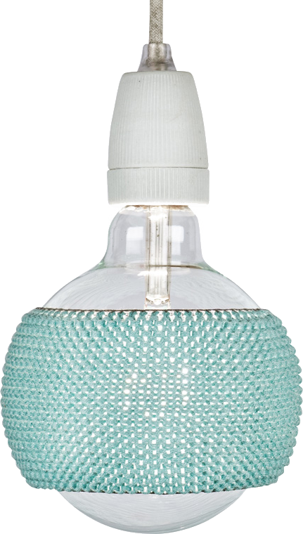 LampSleeve Vintage Blue – aan