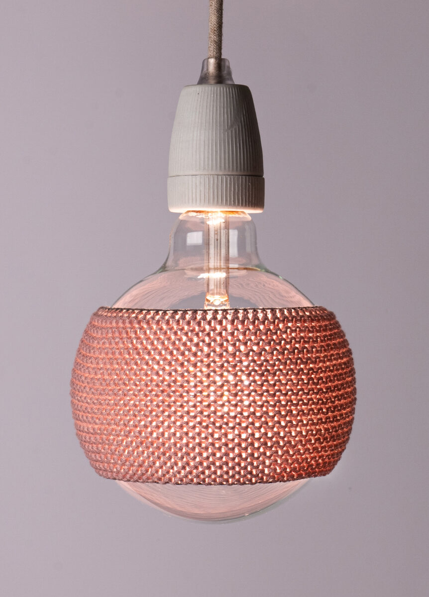 LampSleeve vintage pink close-up